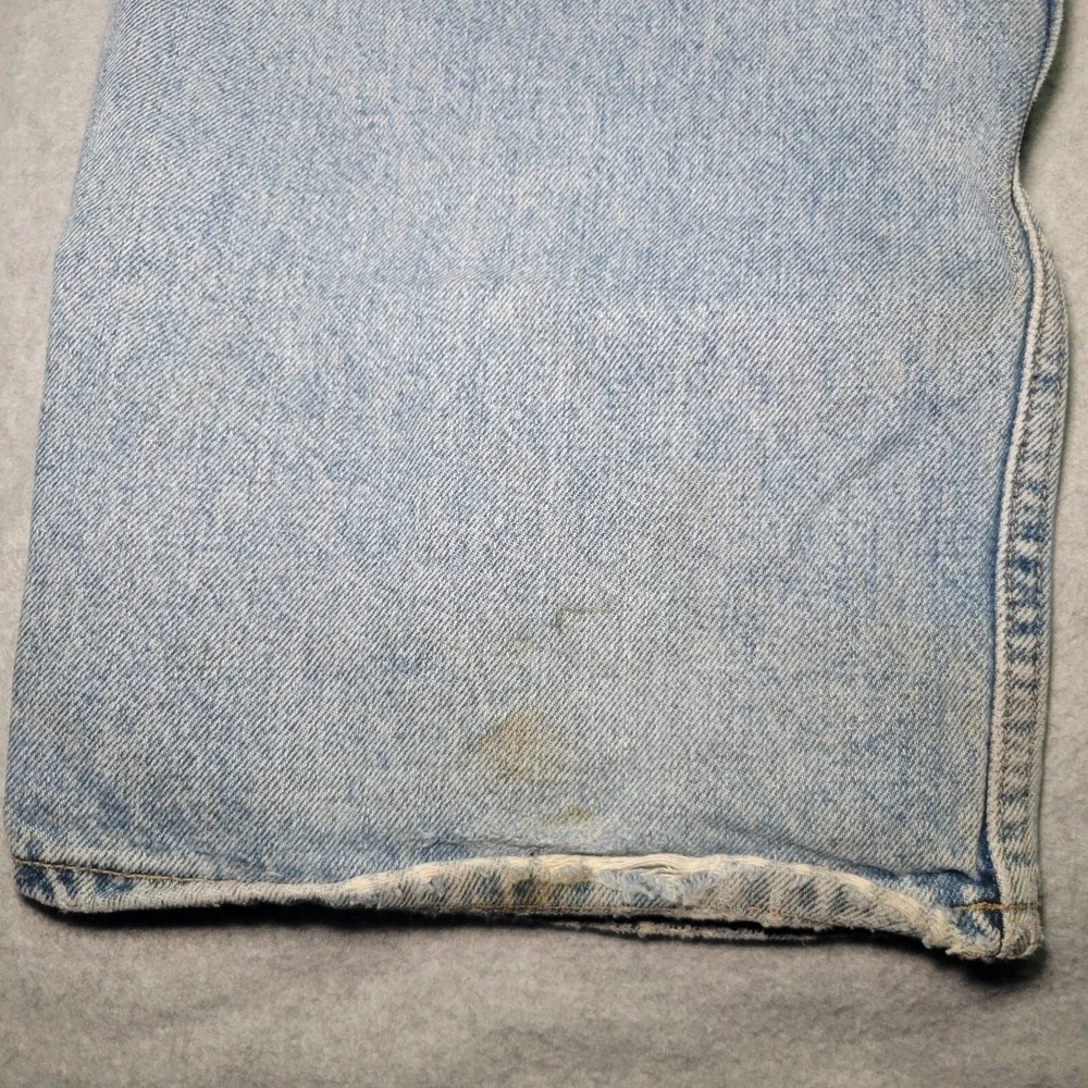 Vintage Tommy Jeans Mens 40x30 Light Wash Relaxed Straight Leg Denim Blue Pants